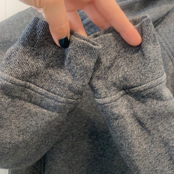 Lululemon grey pullover hoodie size 4, but fits like a 2! - Picture 3 of 9